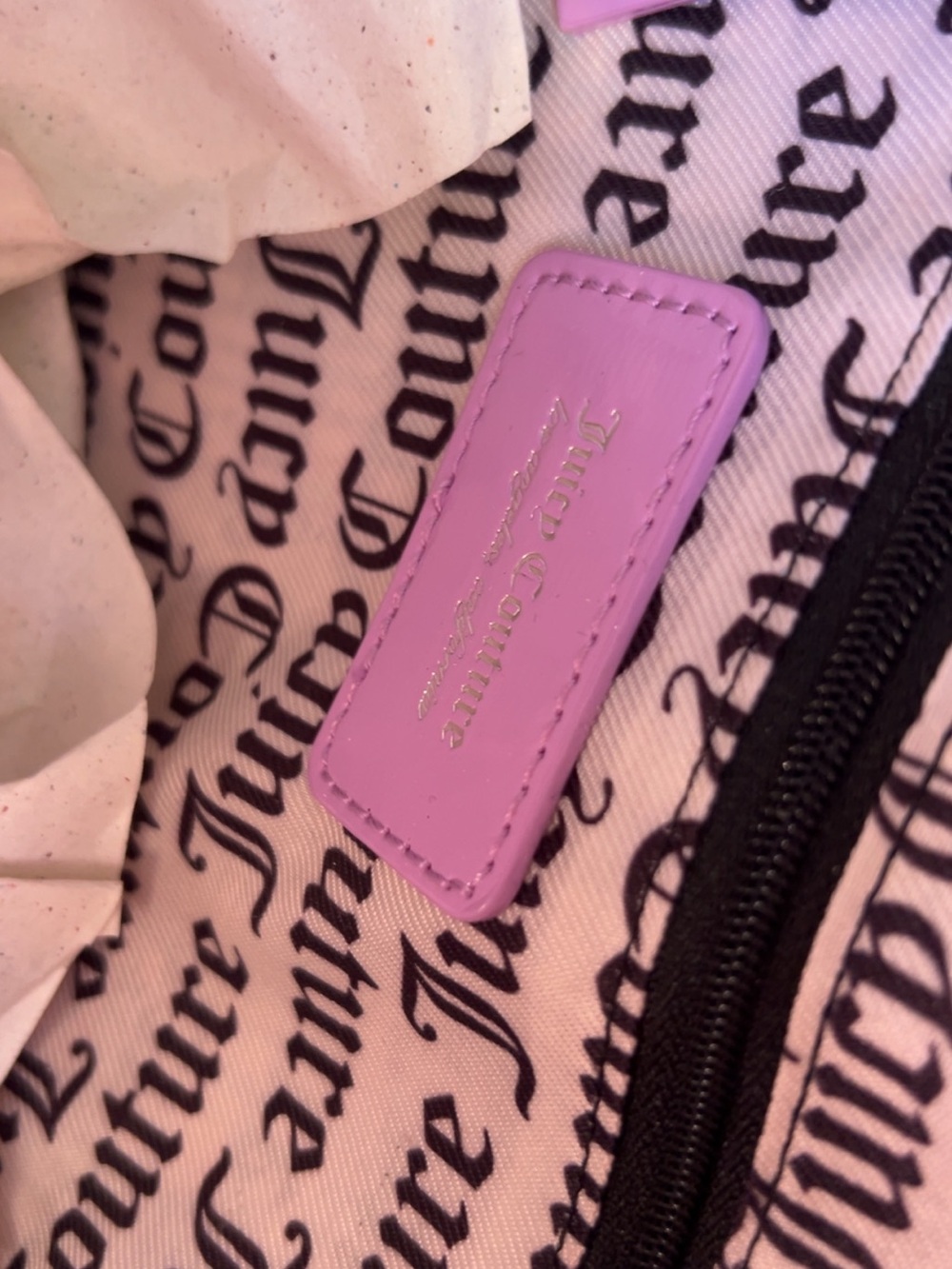 Juicy Couture Lavender Patent Mini Backpack - Picture 6 of 6